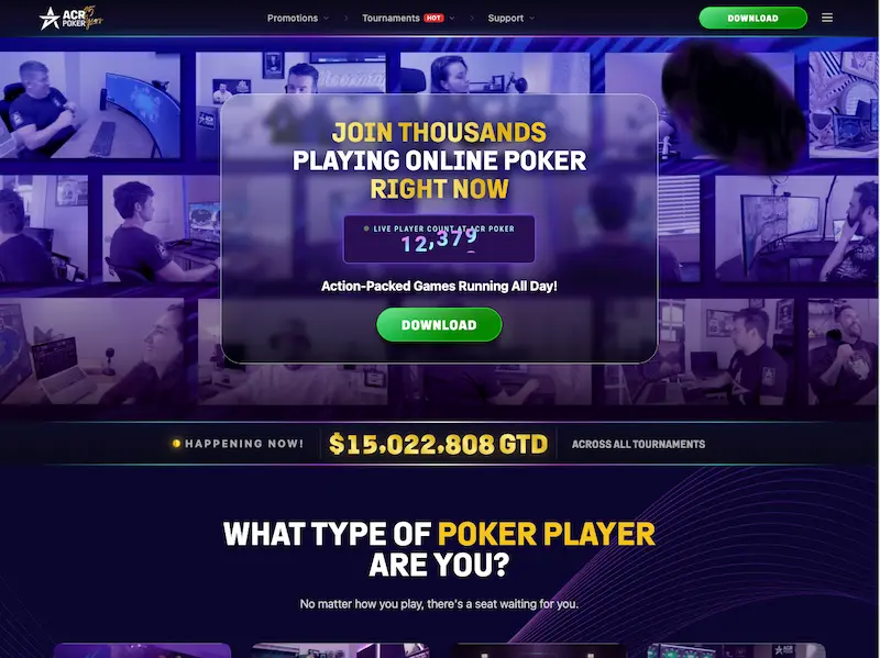 acr poker home