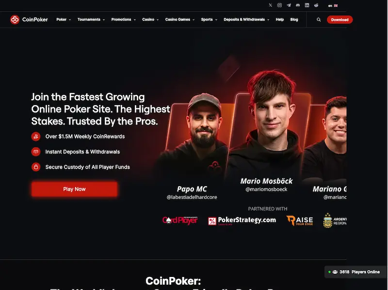 coinpoker casino home